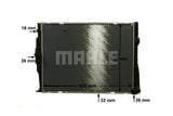 BMW RADIATOR  - CR 1711 000P (MAHLE)