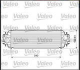 VALEO Intercooler 817554